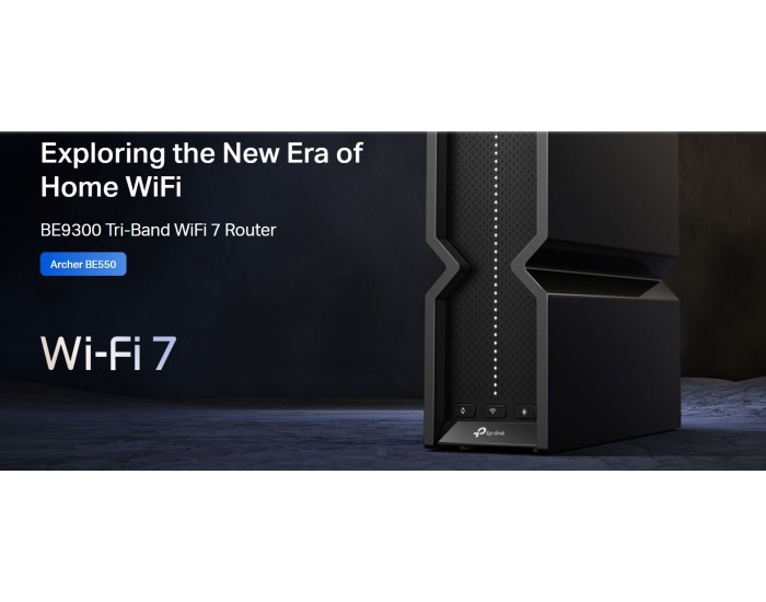 Рутер Wi-Fi 7 TP-Link Archer BE550 BE9300 3-лентов