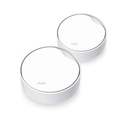 Безжична Wi-fi 6 Mesh система TP-Link Deco X50-PoE(2-pack) AX3000 - Рутери и Суичове