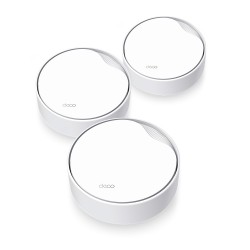 Безжична Wi-fi 6 Mesh система TP-Link Deco X50-PoE(3-pack) AX3000 - Рутери и Суичове