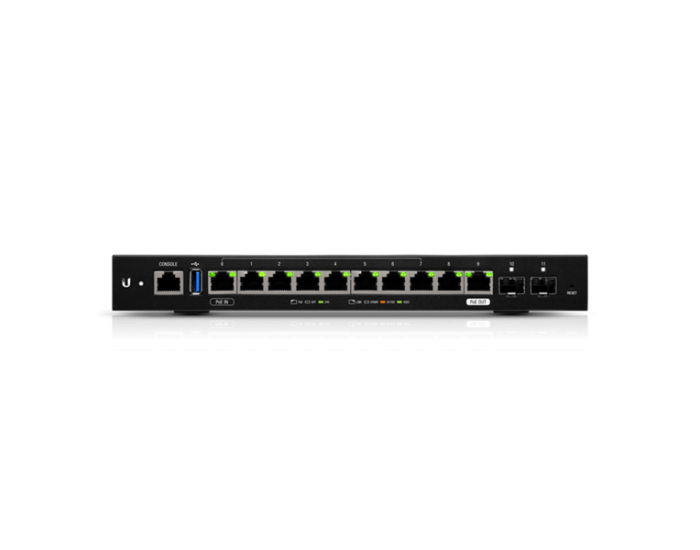 12-портов gigabit рутер Ubiquiti EdgeRouter 12 ER-12 с 2SFP порта