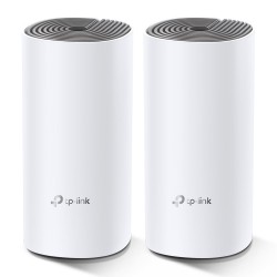 Безжична Mesh Wi-fi система TP-Link Deco E4 AC1200 (2-pack) - Рутери и Суичове