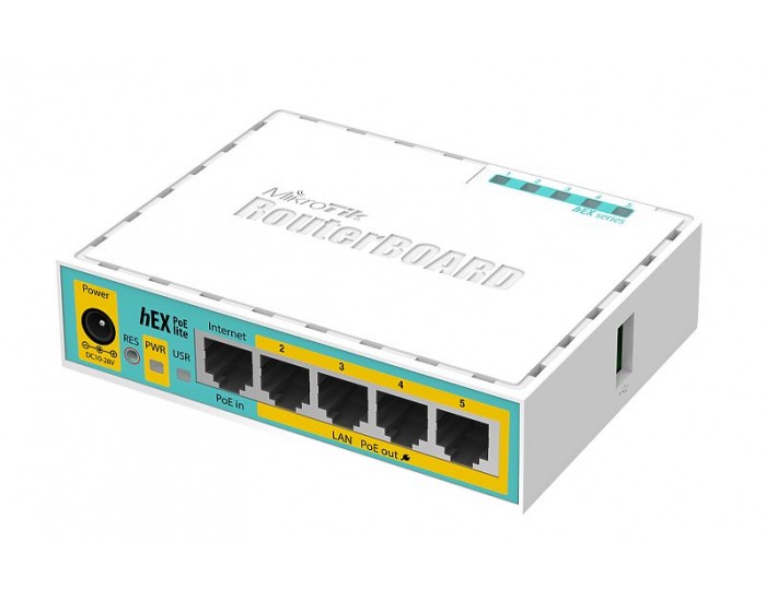 Рутер Mikrotik hEX PoE lite (RB750UPr2)