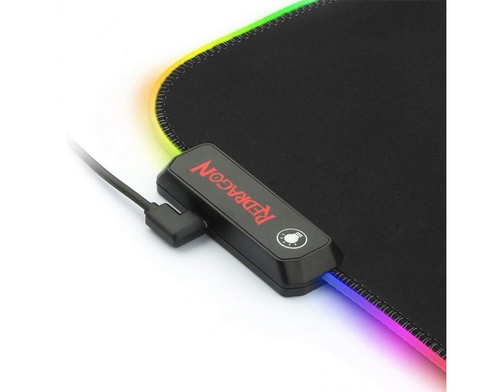 RGB геймърска подложка за мишка Redragon Neptune X P033