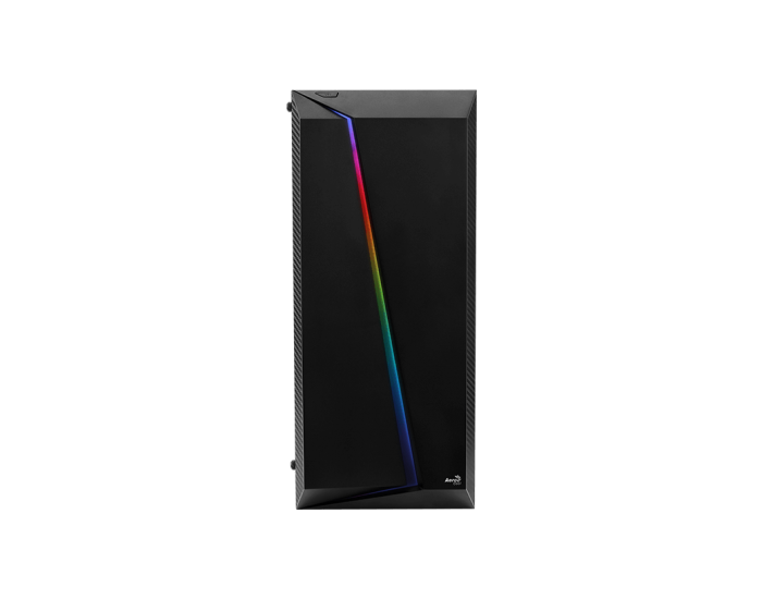 Кутия за настолен компютър Aerocool Cylon Pro RGB прозрачен панел от закалено стъкло CYLON-PRO-G-BK-V2 - черна