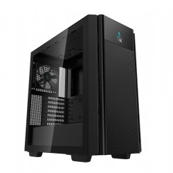 Кутия Deepcool Mesh Digital R-CH510-BKNSE1-G-1 с прозрачен страничен панел - черна - Офис