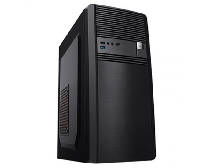 Chassis FC-F56A, ATX, 7 slots, 2 X 5.25", 3 X 3.5" H.D., 2 X 2.5" SSD,1 x USB 3.0, 2 X USB2.0 / 2 x AUDIO /, PSU 550W 12 sm, 20+4pin, 2 x IDE, 3 x SATA, Black