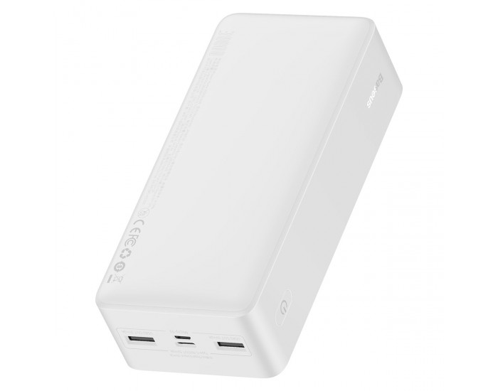 Външна батерия Baseus Bipow PPBD050202 30000mAh 15W бял + USB-A - Micro USB кабел 0.25m бял