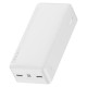 Външна батерия Baseus Bipow PPBD050202 30000mAh 15W бял + USB-A - Micro USB кабел 0.25m бял