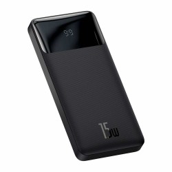 Външна батерия Baseus Bipow Digital Display Power bank 10000mAh 15W, черна - Батерии, Външни батерии