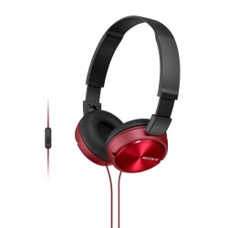 Слушалки Sony Headset MDR-ZX310AP red - Офис