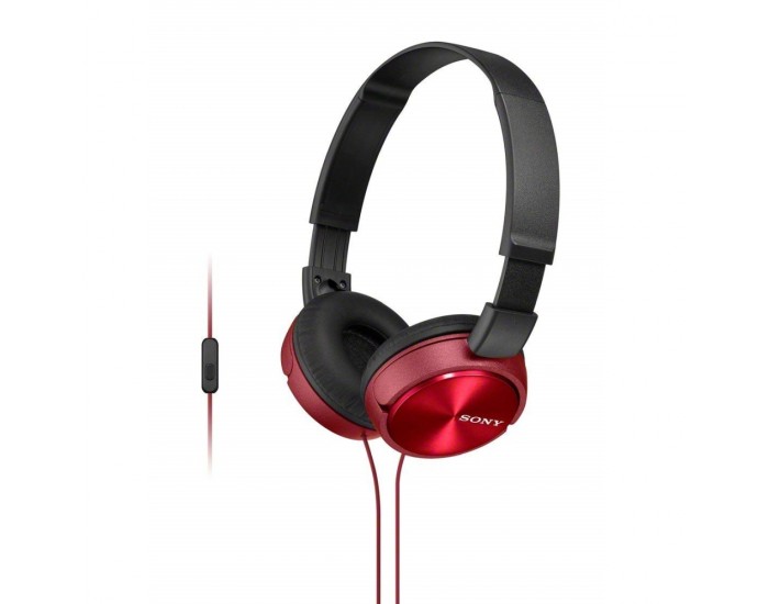 Слушалки Sony Headset MDR-ZX310AP red