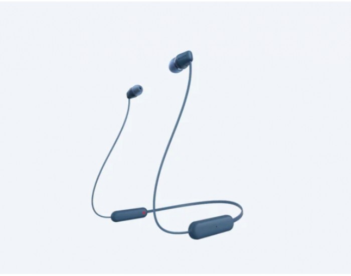 Слушалки Sony Headset WI-C100, blue