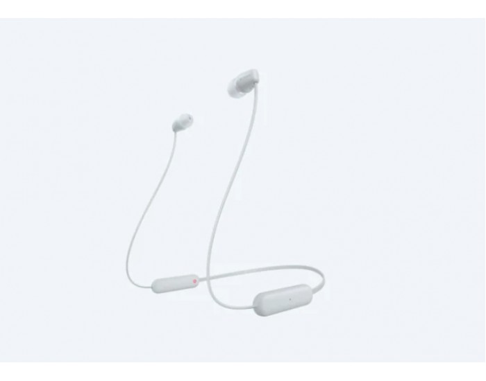 Слушалки Sony Headset WI-C100, white