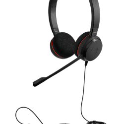 Слушалки Jabra Evolve 20 MS стерео с микрофон USB 4999-823-109 - Офис