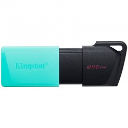 Kingston 256GB DataTraveler Exodia M USB slider cap USB 3.2 Gen2, turqouise - USB Хъбове, Четци и Флашки