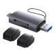 Четец на карти Baseus Lite Series USB-A & Type-C към SD/TF Card Reader WKQX060113 - сив