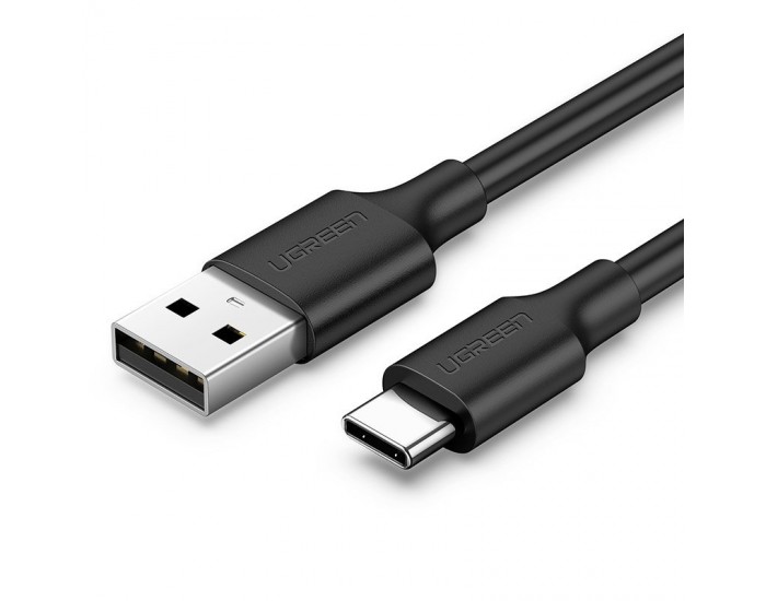 Кабел Ugreen USB - USB Type C 2 A cable 0.5м 60115 - черен