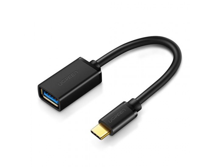 Адаптер Ugreen OTG кабел USB 3.0 към USB Type C - черен