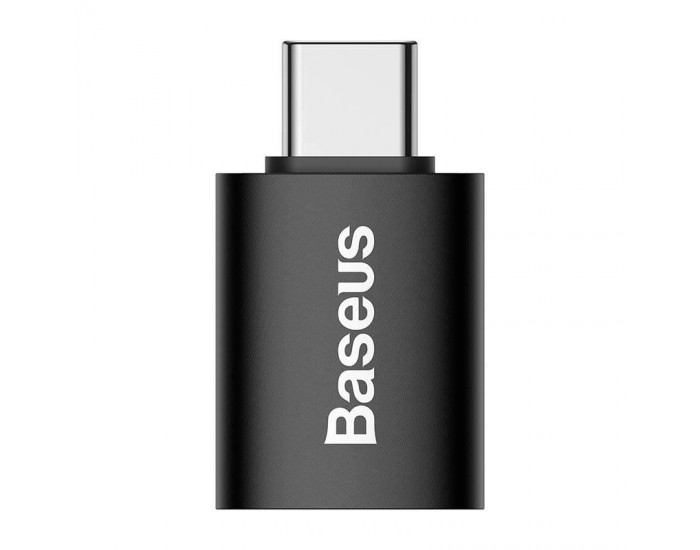 Адаптер Baseus Ingenuity ZJJQ000001 от USB-C мъжко към USB женско, черен