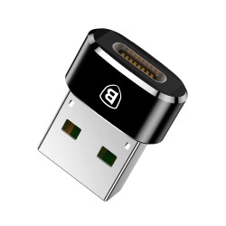 Адаптер Baseus USB-C (F)  към USB A (M) - Разклонители, Зарядни и Кабели