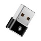 Адаптер Baseus USB-C (F)  към USB A (M)