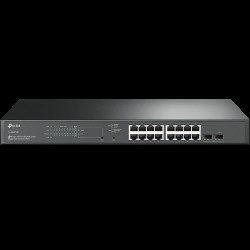 18-портов гигабитен управляем комутатор TP-Link JetStream TL-SG2218P с 16-портов PoE+ - Офис