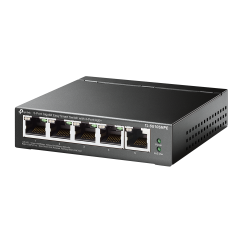 Комутатор TP-Link TL-SG105MPE 5-портов Gigabit Easy Smart Switch с 4 порта PoE+ - Рутери и Суичове