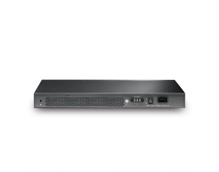 24-портов комутатор TP-Link TL-SG3428X-UPS JetStream Gigabit L2+ управляван с 4 10GE SFP+ слота и UPS захранване