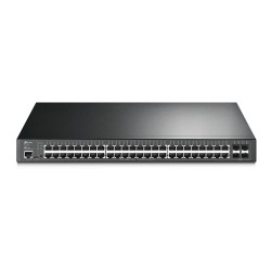 52-портов L2+ управляем гигабитен комутатор TP-Link JetStream TL-SG3452P с 48 PoE+ порта - Рутери и Суичове