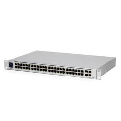 48-портов L3 управляем гигабитов комутатор Ubiquiti UniFi Switch Pro с 4 SFP+ порта USW-Pro-48 - Офис