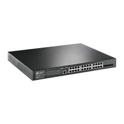 28-портов гигабитен L2 управляем комутатор TP-Link JetStream TL-SG3428MP PoE+ с 4 SFP слота - Офис