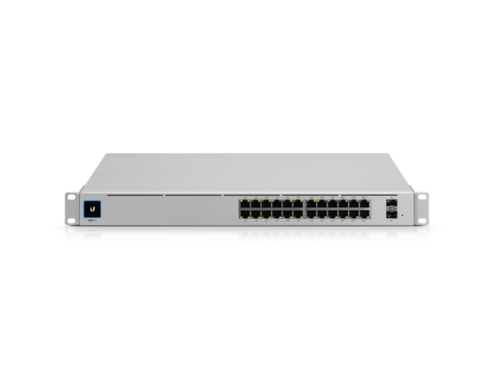 24-портов гигабитен комутатор Ubiquiti UniFi USW-Pro-24 c 2 SFP+ порта