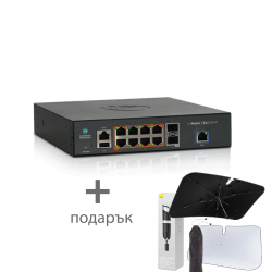 8-PoE портов комутатор Cambium Networks cnMatrix EX2010-P с 2 SFP порта - Cambium