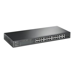 24-портов 10/100 Mbps PoE+ TP-Link JetStream TL-SL2428P комутотор с 4-Gigabit порта и 2 SFP слота - Офис