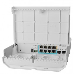 8-портов външен комутатор Mikrotik netPower Lite 7R CSS610-1Gi-7R-2S+OUT - MikroTik