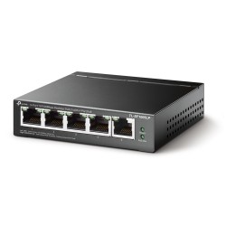 5-портов 10/100 Mbps комутатор TP-Link TL-SF1005LP с 4 PoE порта - Рутери и Суичове