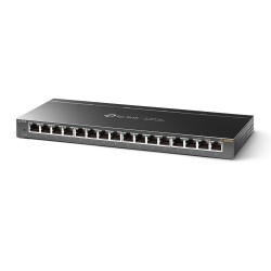 16-портов неуправляем гигабитов комутатор TP-Link TL-SG116E - Офис