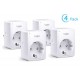 Wi-Fi Smart мини контакт TP-Link Tapo P100 (4-pack)