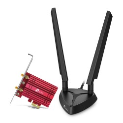 Безжичен PCIe адаптер TP-Link Archer TXE75E AXE5400 Wi-Fi 6E - Рутери и Суичове