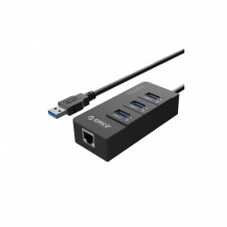 3-портов USB 3.0 хъб Orico HR01-U3-V1-BK-PRO - Офис