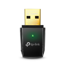 Безжичен двулентов USB адаптер TP-Link AC600 Archer T2U - Рутери и Суичове