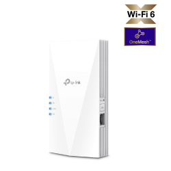 Удължител на обхват TP-Link RE600X AX1800 Wi-Fi 6 OneMesh 2-лентов - Офис техника