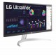 Монитор LG 29WQ600-W, 29" UltraWide Full HD, IPS Panel, 1ms MBR, 1000:1, 250 cd/m2, 21:9, 2560 x 1080, HDR 10, sRGB 99%, FreeSync, 100Hz, USB Type-C, Speacers, HDMI, DP, Tilt, Headphone Out, Black