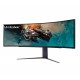 Монитор LG 49GR85DC-B, 49" Ultragear VA AG, 1ms, 32:9 Curved 1000R Gaming QHD (5120x1440), 240HZ, 450cd/m2, 2500:1, DCI-P3 95%, FreeSync, NVIDIA G-Sync, HDR 600 ,VRR, USB Type-C, HDMI, DisplayPort, PIP, PBP, Height, Swivel, Tilt, Black