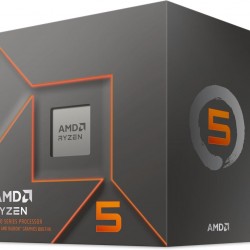 AMD CPU Desktop Ryzen 5 6C/12T 8400F (4.2GHz/4.7GHz,22MB,65W,AM5) box, with Wraith Stealth Cooler - Amd