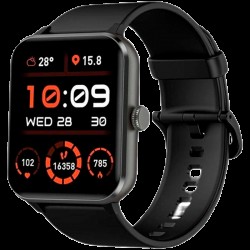 Blackview R50, 1.85-inch TFT HD, 350mAh Battery, 24-hour SpO2 Detection + Heart Rate Monitoring, Calls and SMS notification, Black - Blackview