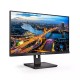 Монитор Philips 245B1, 23.8" IPS WLED, 2560x1440@75Hz, 4ms GtG, 250cd m/2, 1000:1, DCR 50M:1, Adaptive Sync, FlickerFree, Low Blue Mode, 2Wx2, Tilt, Height Adjust, Pivot, Swivel, DVI, HDMI, DP, USB hub