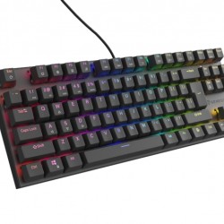 Клавиатура Genesis Mechanical Gaming Keyboard Thor 303 TKL RGB Backlight Brown Switch US Layout Black - Клавиатури, Мишки и Падове