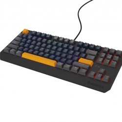 Клавиатура Genesis Gaming Keyboard Thor 230 TKL Naval Blue Positive US Black RGB Mechanical Outemu Panda - Клавиатури, Мишки и Падове