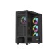 Кутия за компютър Genesis PC Case DIAXID 605 RGB Mini Tower Window, Black